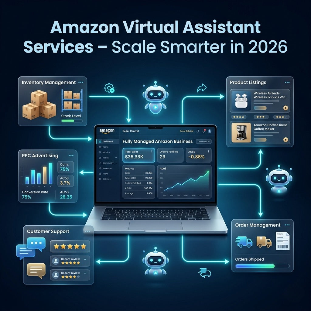 "Amazon Virtual Assistant Services for USA, UK & UAE — 2026 Complete Guide"