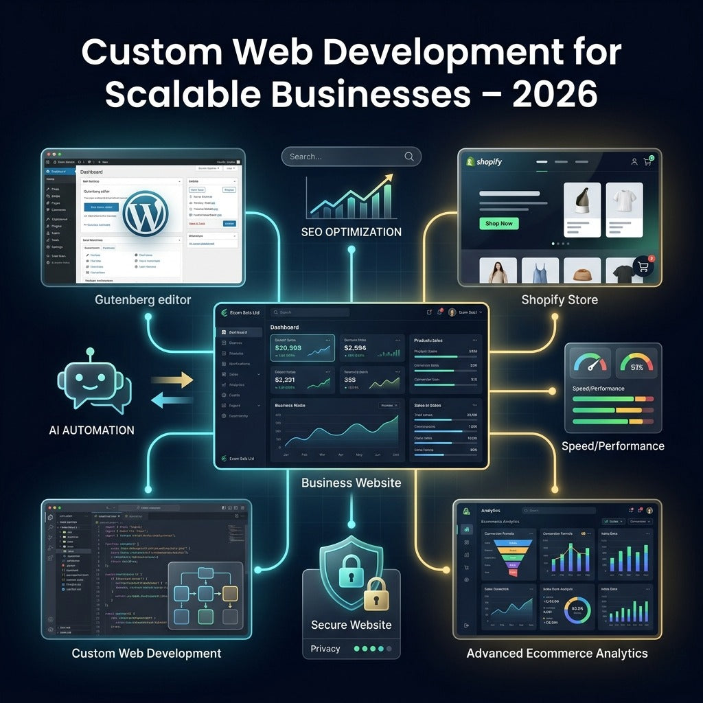 Custom Web Development for 2026: Scaling Businesses in USA, UK, and UAE