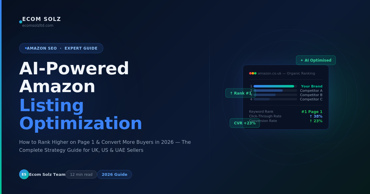 AI-Powered Amazon Listing Optimization: How to Rank Higher and Convert More in 2026